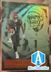 2021 Illusions Football GREEN #65 Ja’Marr Chase Bengals Rookie RC